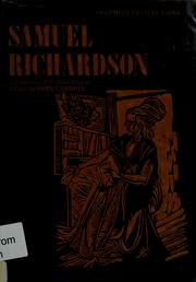 Cover of: Samuel Richardson by Carroll, John J.