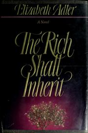 Cover of: The rich shall inherit
