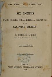 Cover of: The Hawaiian archipelago by Isabella L. Bird