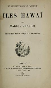 Cover of: Un printemps sur le Pacifique : Iles Hawaï, par Marcel Monnier...