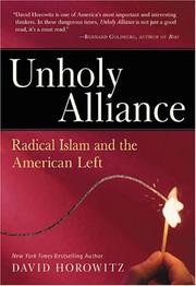 Cover of: Unholy Alliance by David Horowitz