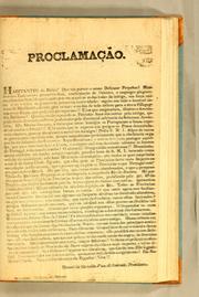 Proclamação by Pernambuco (Brazil). Governador (1823-1824 : Andrade)