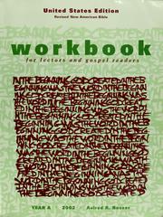 Cover of: Workbook for lectors and gospel readers by Aelred R. Rosser
