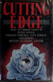 Cover of: Cutting edge by Dennis Etchison
