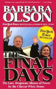 Cover of: The Final Days by Barbara Olson