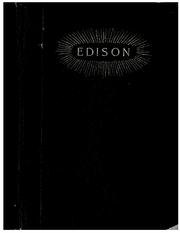 Cover of: The Life and Inventions of Thomas Alva Edison by William Kennedy Laurie Dickson