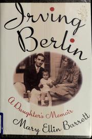 Cover of: Irving Berlin: a daughter's memoir