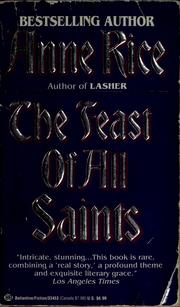 Cover of: The feast of All Saints by Anne Rice