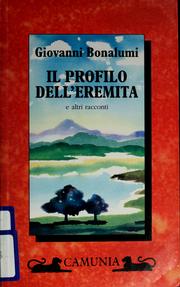 Cover of: Il profilo dell'eremita, e altri racconti