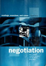 Negotiation by Roy J. Lewicki