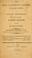 Cover of: The mode and subjects of baptism examined in seven sermons