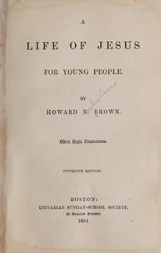 Cover of: A life of Jesus for young people
