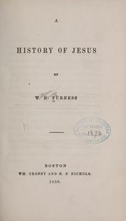 Cover of: A history of Jesus