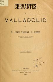 Cover of: Cervantes en Valladolid