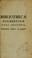 Cover of: Bibliotheca Colbertina, seu, Catalogus librorum bibliothecae