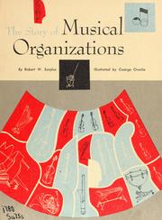 Cover of: The story of musical organizations.