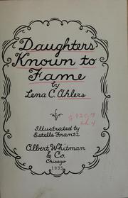 Cover of: Daughters known to fame