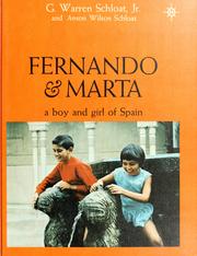 Cover of: Fernando & Marta, a boy and girl of Spain by G. Warren Schloat