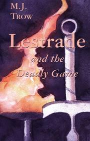 Cover of: Lestrade and the deadly game