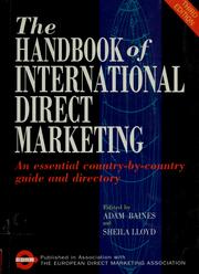 Cover of: The handbook of international direct marketing