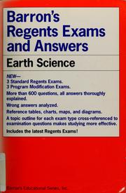 Cover of: Barron's regents exams and answers by David Berey