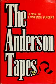 Cover of: The Anderson tapes: a novel.