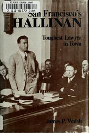 Cover of: San Francisco's Hallinan by Walsh, James P.