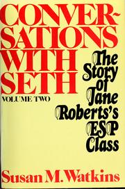 Cover of: Conversations with Seth by Watkins, Susan M.