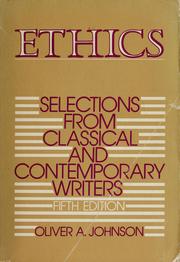 Cover of: Ethics by Oliver A. Johnson
