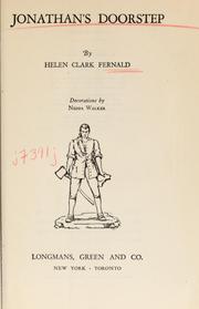 Cover of: Jonathan's doorstep by Helen Clark Fernald