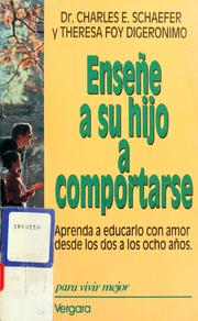 Cover of: Enseńe a su hijo a comportarse