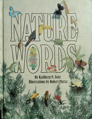 Cover of: Nature words