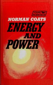 Cover of: Energy and power by Norman Coats