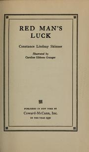 Cover of: Red man's Luck
