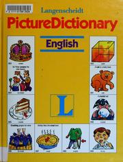 Cover of: Picture dictionary: English