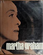 Cover of: Martha Graham; portrait of the lady as an artist.
