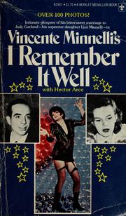 Cover of: Vincente Minnelli's I remember it well by Vincente Minnelli