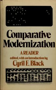 Cover of: Comparative Modernization by Cyril Edwin Black