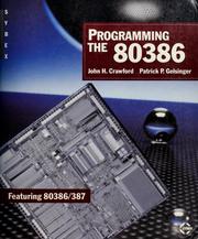 Cover of: Programming the 80386