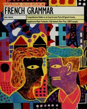 Cover of: French grammar by Julio Celestin