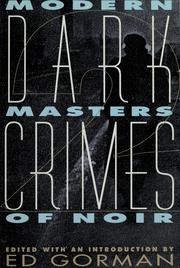 Cover of: Dark crimes 2 by edited with an introduction by Ed Gorman