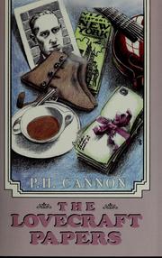Cover of: The Lovecraft papers by P. H. Cannon