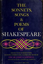 Cover of: Sonnets, songs & poems. by William Shakespeare