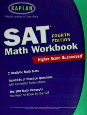 Cover of: SAT math workbook