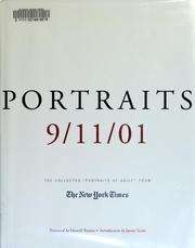 Portraits 9/11/01 by New York Times Staff, Howell Raines, Gloria Emerson, The New