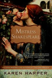 Cover of: Mistress Shakespeare by Karen Harper