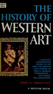 Cover of: The history of Western art. by Erwin Ottomar Christensen