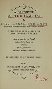 Cover of: A daughter of the Samurai by Etsu Inagaki Sugimoto