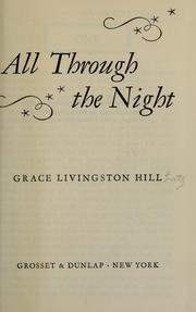 Cover of: All through the night