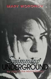 Cover of: Swimming underground by Mary Woronov